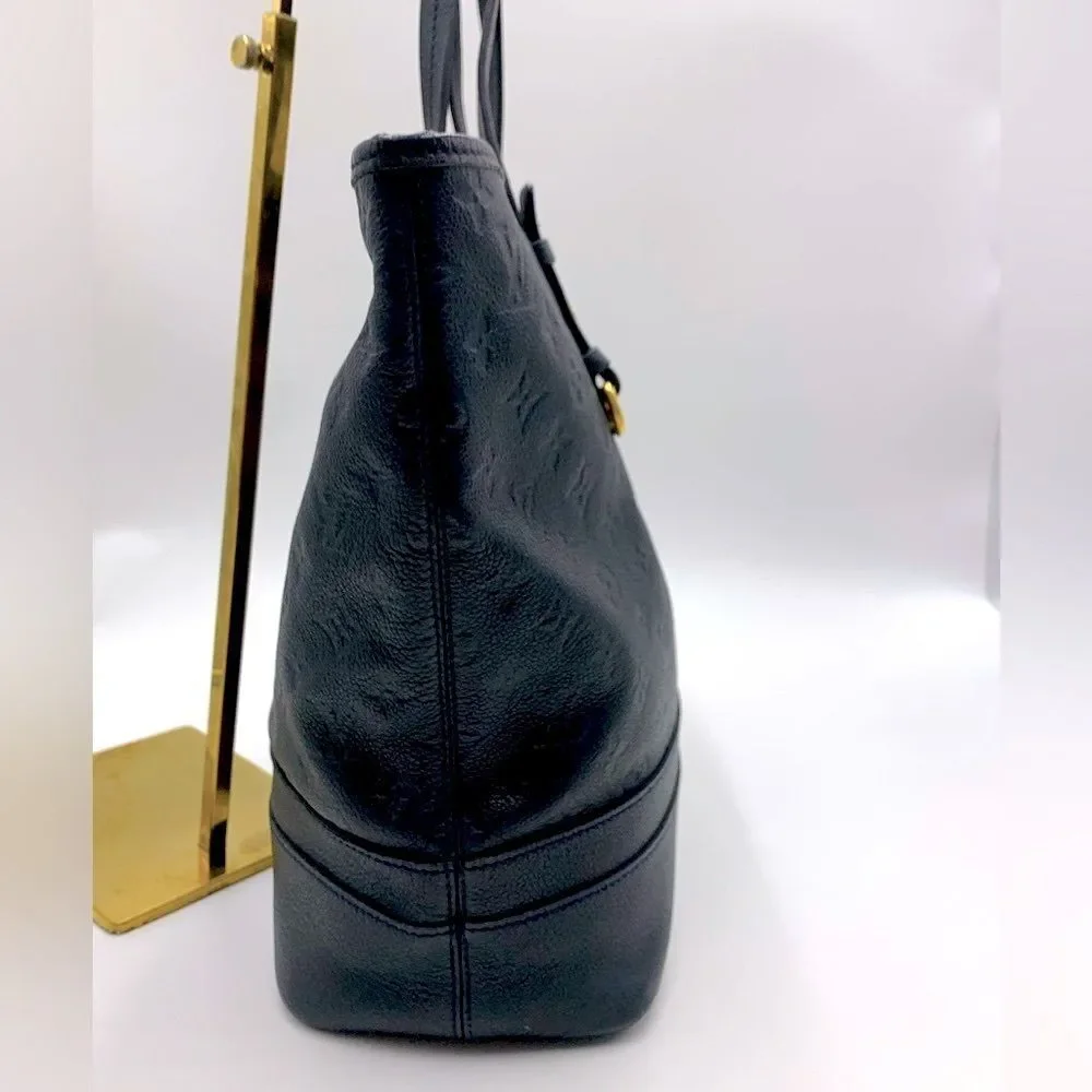 Auth Louis Vuitton Navy Blue Empriente Monogram Shopper Tote Bag - Picture 12 of 16